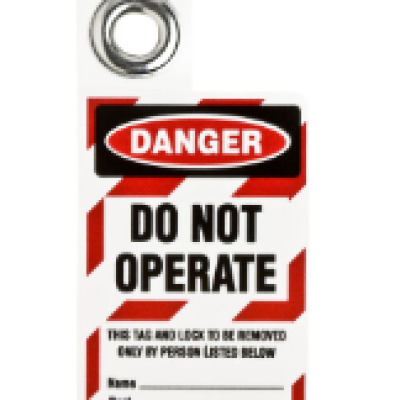 DANGER LOCKOUT TAG