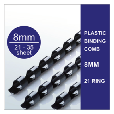 Binding Comb 8mm 21-Ring
