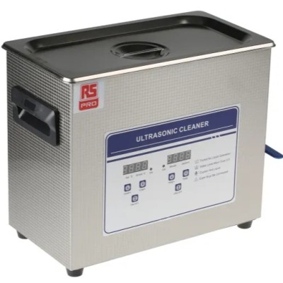 RS PRO Ultrasonic Cleaner, 200W, 6.5L