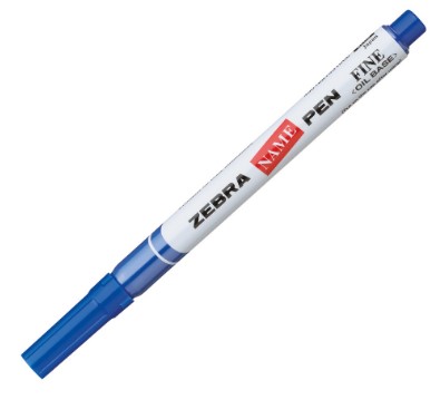 ZEBRA NAME PEN (FINE-OIL BASE) Marker -BLUE