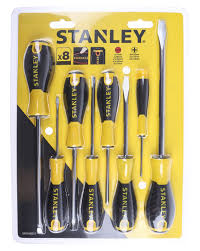 Stanley Phillips; Slotted Screwdriver Set, 8-Piece, RS Stock No.: 125-2051