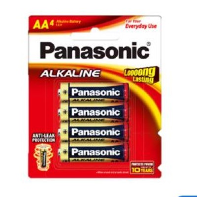 Battery : Panasonic Battery - AA - 4 pcs packet