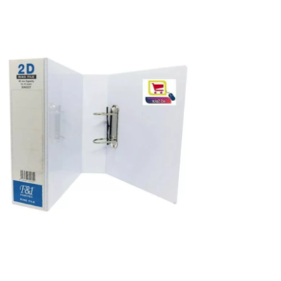 PVC White File A4 65mm 2D