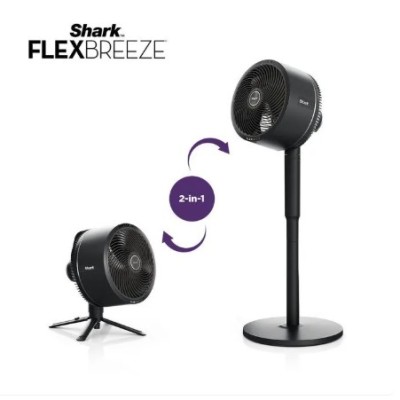 Shark FA-221SMBK Portable Fan Flexbreeze