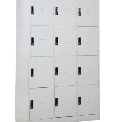 *12 COMPARTMENT STEEL LOCKER