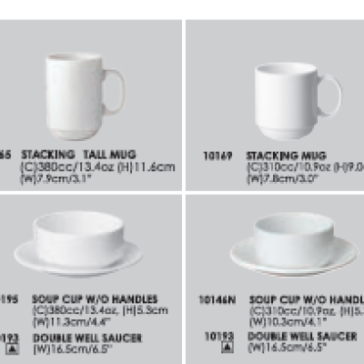 CLAYTAN CERAMIC TALL MUG 13.4OZ (48PCS CTN)