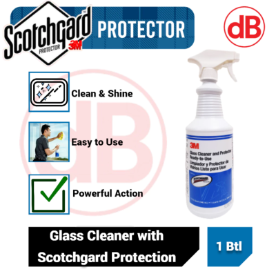 3M Glass Cleaner With Scotchgard Protection