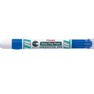Correction Pen Blue Pocket, Metal Tip X-Fine Point (4.2ml)