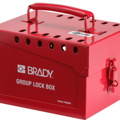 Brady Portable Metal Group Lock Box, Medium