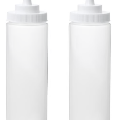 GRILLTIDERSqueeze bottle, plastic transparent, 330 ml - 2packs