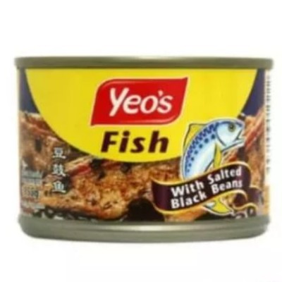 YEO'S SALTED BLACK BEANS FISH 155G
