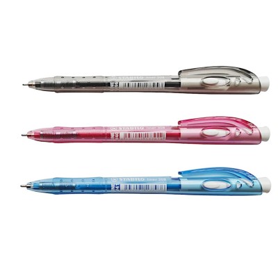 Stabilo Liner Ballpoint Pen Fine 308 (Red Blue Black)