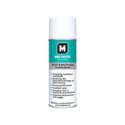 Molykote D-321R Anti Friction Coating Spray 400ml by dow corning