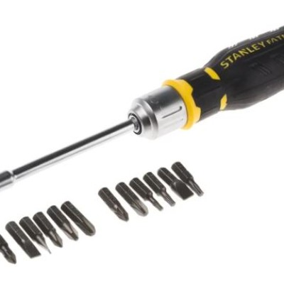 *Stanley Ratchet Driver & Hexagon Bit Set