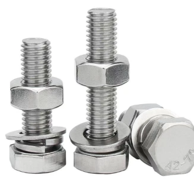 M6 x 35mm LG 316 Stainless Steel External Hexagon Screw Bolt Nut Set (5set pack)