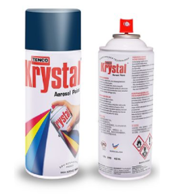 *KRYSTAL SPRAY PAINT 400ML - FLAT BLACK 29