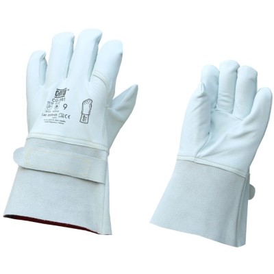 Catu CG - 991 Grey Siliconized Leather Insulating Overglove (SIZE 9)