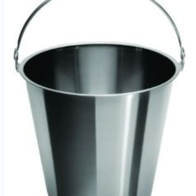 STAINLESS STEEL METAL BUCKET 12 LTR