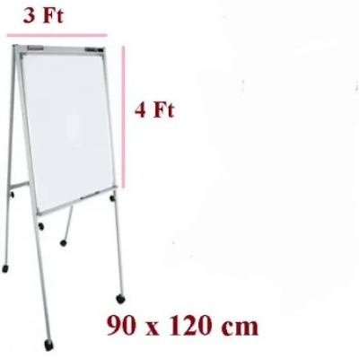 Flipchart Magnetic Whiteboard 3 x 4 feet