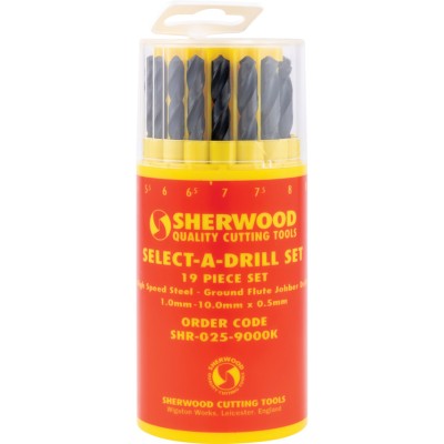 *Sherwood HSS Jobber Drill Sets Metric Size - SHR0259000K
