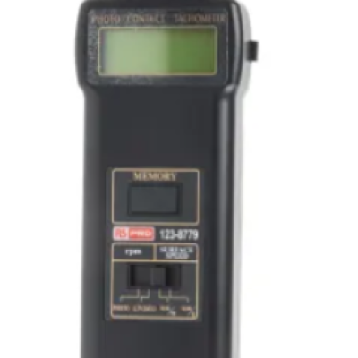 RS PRO Tachometer Best Accuracy 0.05 % - Contact, Optical LCD 99999rpm 303-91-447