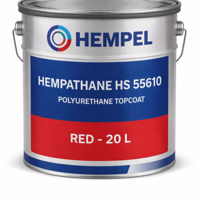High-Gloss Polyurethane Paint (Hempathane HS 55610) Red 20L