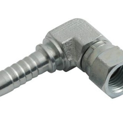 1.1 16-12 JIC Swivel Female 90 Degree Compact Elbow x 3 4 HoseTail - Hydraulic Fitting