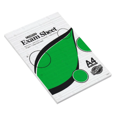 EXAM SHEET A4 70GSM 50S   BRAND: CAMPAP