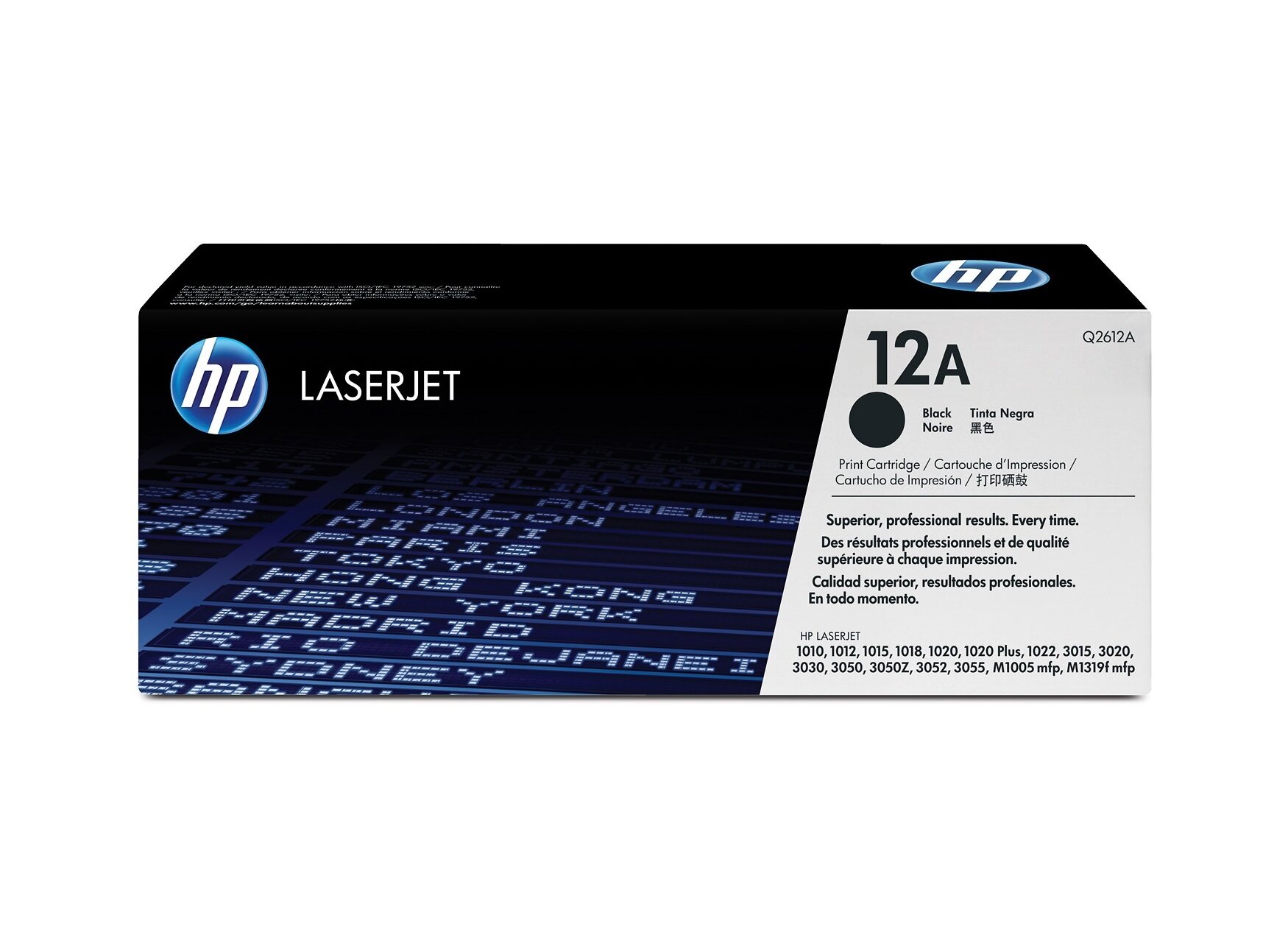 HP Q2612A 12A Black LaserJet Toner Cartridge