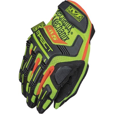 MECHANIX SMP-C91-008 (MPact D5) Cut Resistant Gloves Hi-visibility Yellow, 1pr