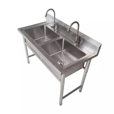 304 Stainless Steel Sink With Faucet Kitchen Sinki Rack