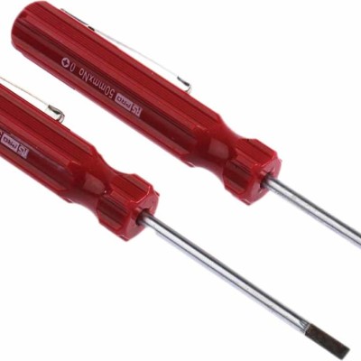 RS PRO Engineers Slotted Parallel; Pozidriv Screwdriver Set 2 Piece