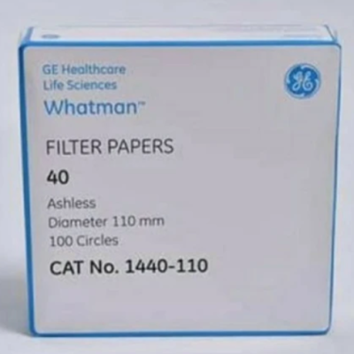 Whatman quantitative filter paper, ashless, Grade 42, diam. 110 mm (100pc pack)