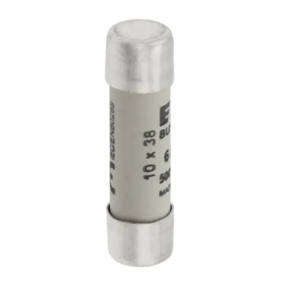 Eaton 6A Ceramic Fuse, 10 x 38mm, per piece, RS 703-8374