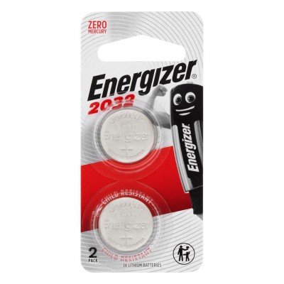 Energizer CR2032 Coin Batteries 2 Pcs