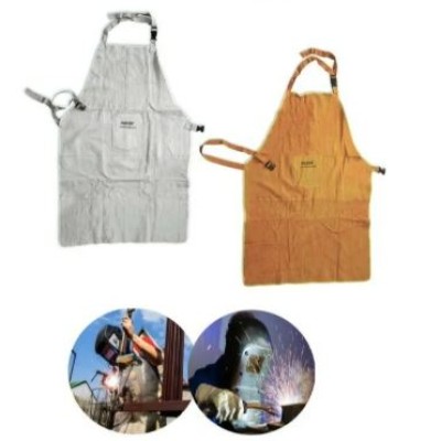 WPG-218 Cow Leather Apron Body Protective for Welding, Heat, Spark