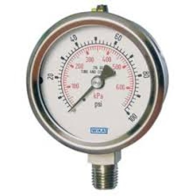 GAUGE, P 1 2X160MM 40BAR