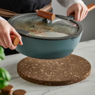 HEATPot stand, dark brown, 29 cm