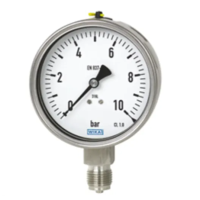WIKA G 1 2 Analogue Pressure Gauge 10bar Bottom Entry 160mm Outside Diameter