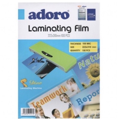 ADORO Laminating Film 100 MIC 3R A3 (1 carton = 5 boxes)