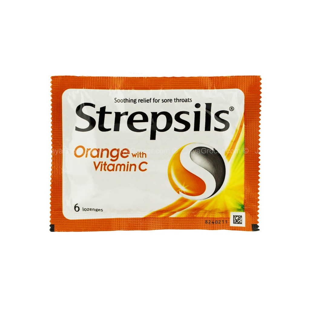 Strepsils Orange Vitamin C 6's