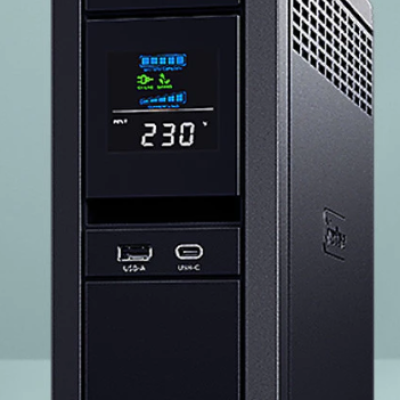 CyberPower CP1600EPFCLCD 1600VA 960W Pure Sine Wave UPS Backup Battery AVR LCD Display Surge Protection Gaming MAC PC