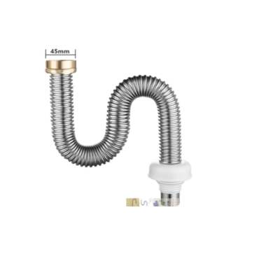 Wash Basin Stainless Steel (SS304) Sewer Pipe Interface 45mm