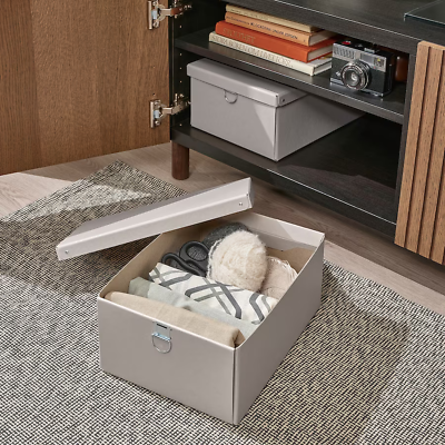 *IKEA NIMM Storage Box with lid - 25x35x15 cm