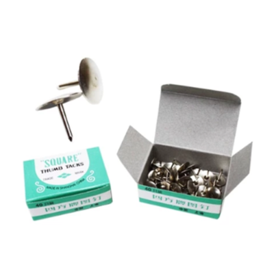 Square Thumb Tack E2121A (1x20's)