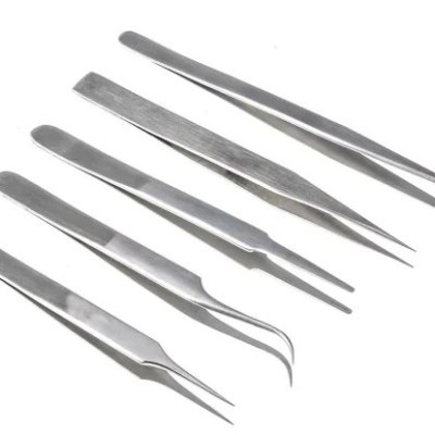 *RS PRO Stainless Steel, Tweezer Set