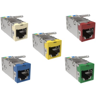 NETCONNECT 2153449 SL-Series Modular Jack, RJ45, Cat6A Shielded