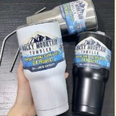 Big Mac thermos cup large capacity ice cup 304 stainless steel water cup