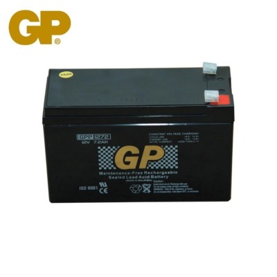 *GP 12V 7.2Ah Rechargeable Sealed Lead Acid Battery - GPP1272