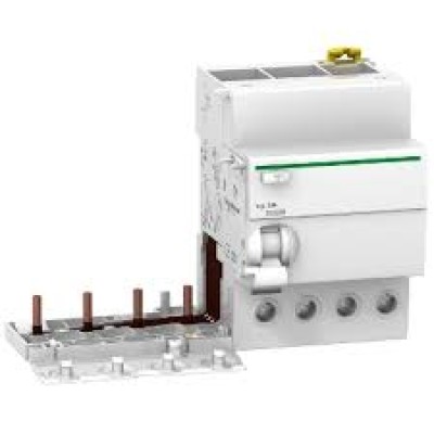 Schneider A9V44440, Vigi iC60 - earth leakage add-on block, 4P, 40A, 300mA, AC type